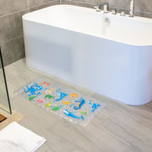 Load image into Gallery viewer, BEEHOMEE Bath Mats for Tub Kids - 35x15,Machine Washable XL Size Bathroom Mats (Blue-Octopus)