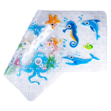 Load image into Gallery viewer, BEEHOMEE Bath Mats for Tub Kids - 35x15,Machine Washable XL Size Bathroom Mats (Blue-Octopus)